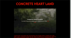 Desktop Screenshot of concreteheartland.info